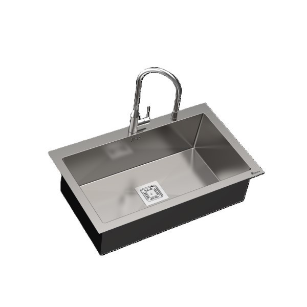 سینک ظرفشویی استیل بیمکث مدل 724 توکار